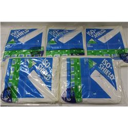 LOT OF 5 PAIRS OF SUPERIOR COVERALLS W/ HOOD