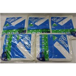 LOT OF 5 PAIRS OF SUPERIOR COVERALLS W/ HOOD