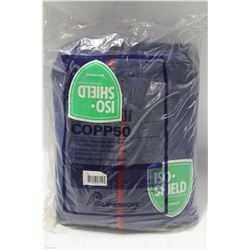 LOT OF 5 PAIRS OF BLUE SUPERIOR COVERALLS