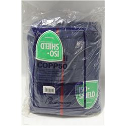 LOT OF 5 PAIRS OF BLUE SUPERIOR COVERALLS