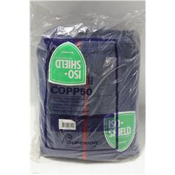 LOT OF 5 PAIRS OF BLUE SUPERIOR COVERALLS