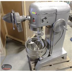 HOBART 60QT COMMERCIAL MIXER W/ BOWL & ATTACHMENTS