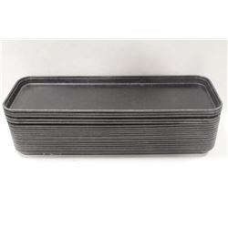 APPROX 18 CARLISLE FIBERGLASS COOLER DISPLAY TRAYS