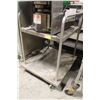 Image 1 : 2-TIER S/S COMMERCIAL CART W/ HANDLES
