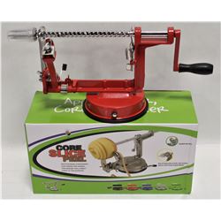 NEW STAINLESS STEEL APPLE PEELER, CORER & SLICER
