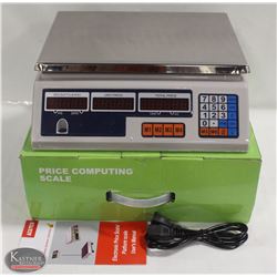 PRICE COMPUTING SCALE , DISPLAY TYPE CAPACITY