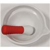 Image 3 : NEW FULL SIZE CERAMIC MORTAR & PESTLE W/ SILICON