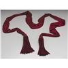 Image 1 : Confederate Officer's Crimson Red Sash 