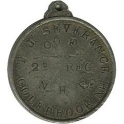 Union ID "Dog Tag" - Killed at Gettysburg 