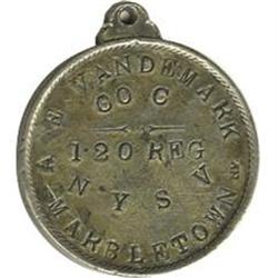 A.E. Vandemark Dogtags - "Wounded at Gettysburg" 