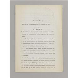 Six Official Confederate Imprints 