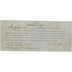 General Forrest Parole For Union Prisoner 