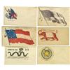Image 1 : Lot of 6 Un-used Covers With Confederate Themes 