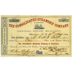 Confederate Blockade Runner Bond 1 Share $1000 