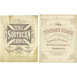 Lot of Original Confederate Sheet Music 