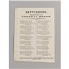 Image 1 : Gettysburg Song Sheet Dedicated to Meade 