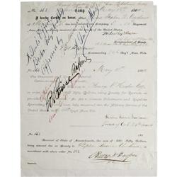 1864 Massachusetts 54th Reg. Enlistment Record. 
