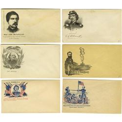 Lot of Identified Civil War General Covers 