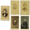 Image 1 : Lot of 4 CDVs of Confederate Personalities 