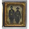 Image 3 : Two 1/6th Plate Tintypes Picturing Two Soldiers 