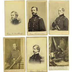 Union Generals Cartes de Visite: A Group of Six 
