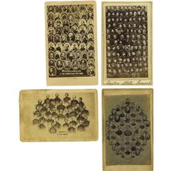 Four Civil War Composite Cartes de Visite 