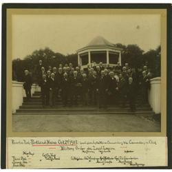 Joshua Chamberlain In Veterans' Group Photo 