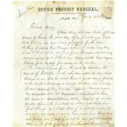 Abraham Lincoln Content Letter from April 1865 