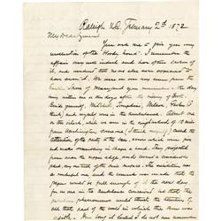 Union Gen Charles H Morgan Letter: "Bloody Hand" 