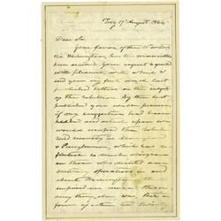General John Ellis Wool Autograph Letter Signed 