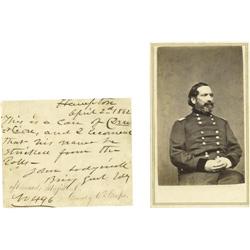 Union General John Sedgewick CDV and ANS 