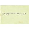Image 1 : Jefferson Davis Signed Card 