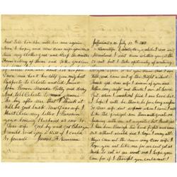 Virginia Artilleryman's Gettysburg Letter 