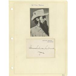 Group Lot Five Confederate Officers' Autographs 