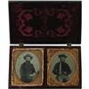 Image 1 : Confederate Brothers 1/6th Plate Ambrotypes 