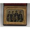 Image 1 : Rare 1/4th Plate Tintype With Zouave Group 