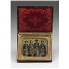 Image 3 : Rare 1/4th Plate Tintype With Zouave Group 