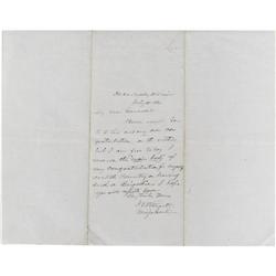 General JEB Stuart Handwritten Congratulatory 