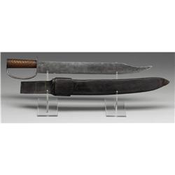 Confederate "D Guard" Bowie Knife. 