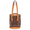 Image 1 : Louis Vuitton Monogram Canvas Leather Petit Bucket PM Bag