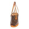 Image 3 : Louis Vuitton Monogram Canvas Leather Petit Bucket PM Bag