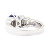 Image 3 : 1.50 ctw Sapphire And Diamond Ring - Platinum