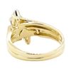 Image 3 : 0.57 ctw Diamond Wedding Ring Soldered To Band - 14KT Yellow Gold