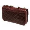 Image 3 : Chanel Burgundy Leather Large Perfect Edge Flap Bag