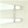 Image 5 : 18K White Gold 1.0 ctw F VS1 Round Brilliant Prong Set Diamond Eternity Band Rin
