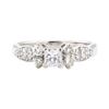 Image 2 : 0.82 ctw Diamond Ring - 14KT White Gold