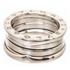 Image 4 : Bvlgari 18K White Gold B.zero1 Double Ring 48