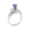 Image 4 : 2.42 ctw Sapphire and Diamond Ring - 14KT White Gold