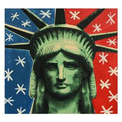 Liberty Head by Steve Kaufman (1960-2010)