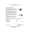Image 5 : 1.36 ctw Sapphire and Diamond Ring - 18KT White Gold